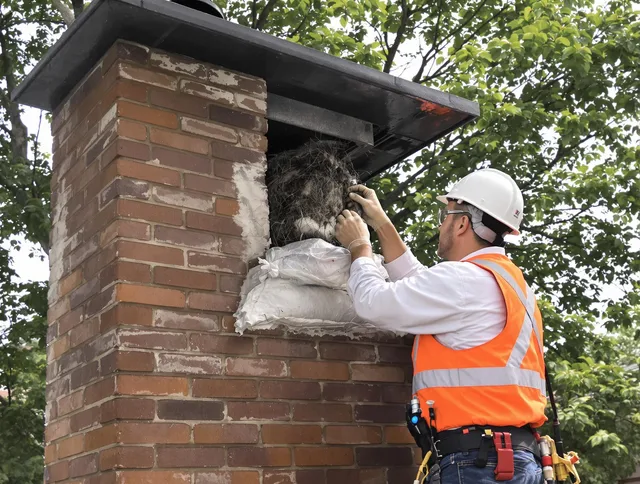 Humane removal of debris and animals by St. Simons Chimney Sweep in St. Simons, GA