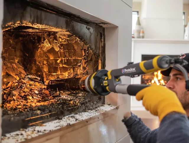 Professional chimney cleaning by St. Simons Chimney Sweep in St. Simons, GA