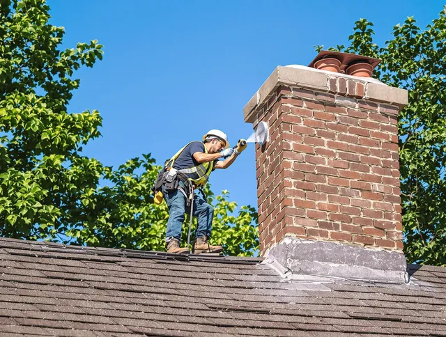 St. Simons Chimney Sweep performing an inspection with advanced tools in St. Simons, GA