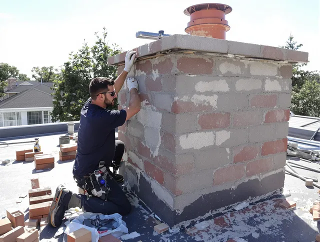 Advanced chimney repair process by St. Simons Chimney Sweep in St. Simons, GA
