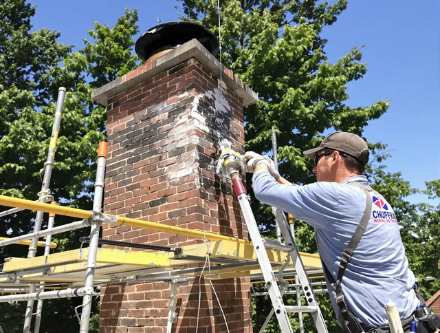 Structural chimney repair by St. Simons Chimney Sweep in St. Simons, GA