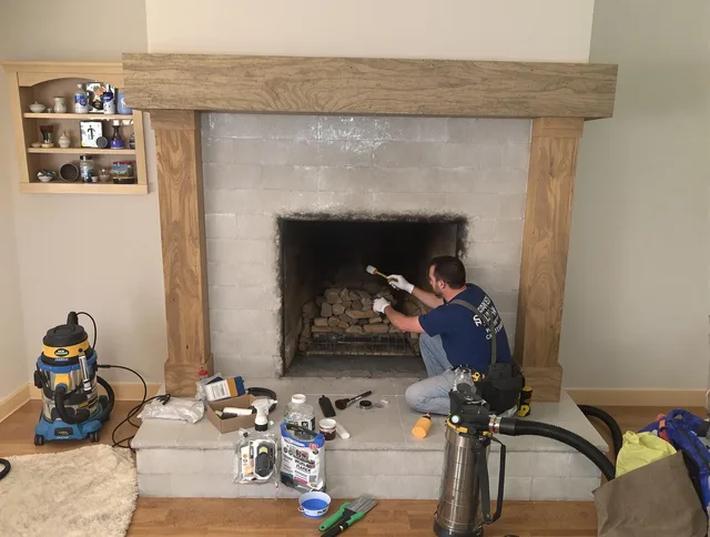 Detailed creosote removal process by St. Simons Chimney Sweep in St. Simons, GA