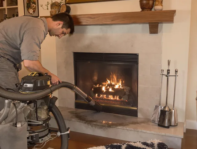 Routine fireplace upkeep by St. Simons Chimney Sweep in St. Simons, GA