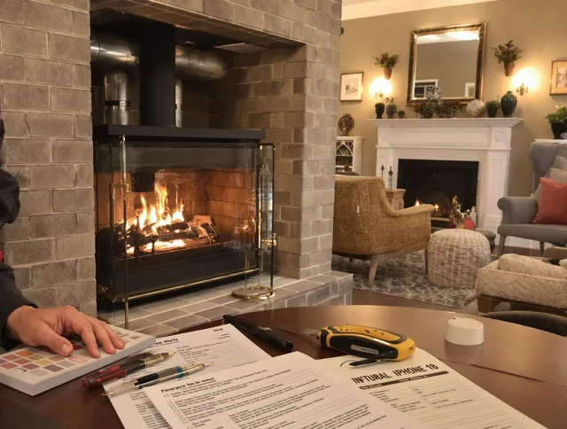 St. Simons Chimney Sweep verifying fireplace safety measures in St. Simons, GA