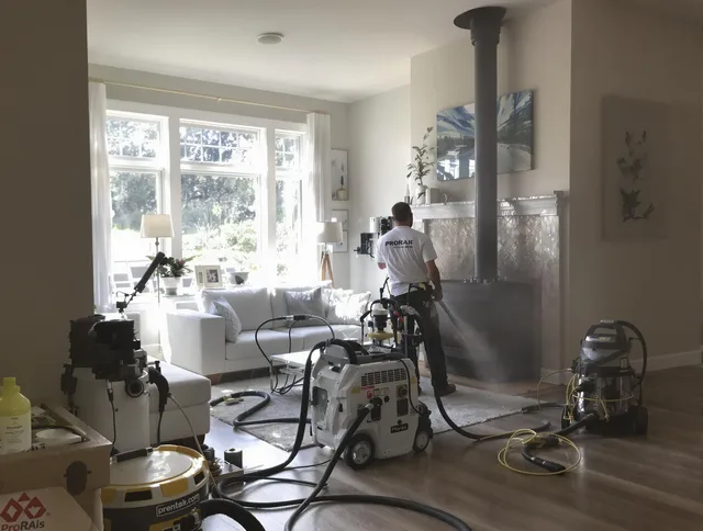 Soot removal service by St. Simons Chimney Sweep for a fireplace in St. Simons, GA